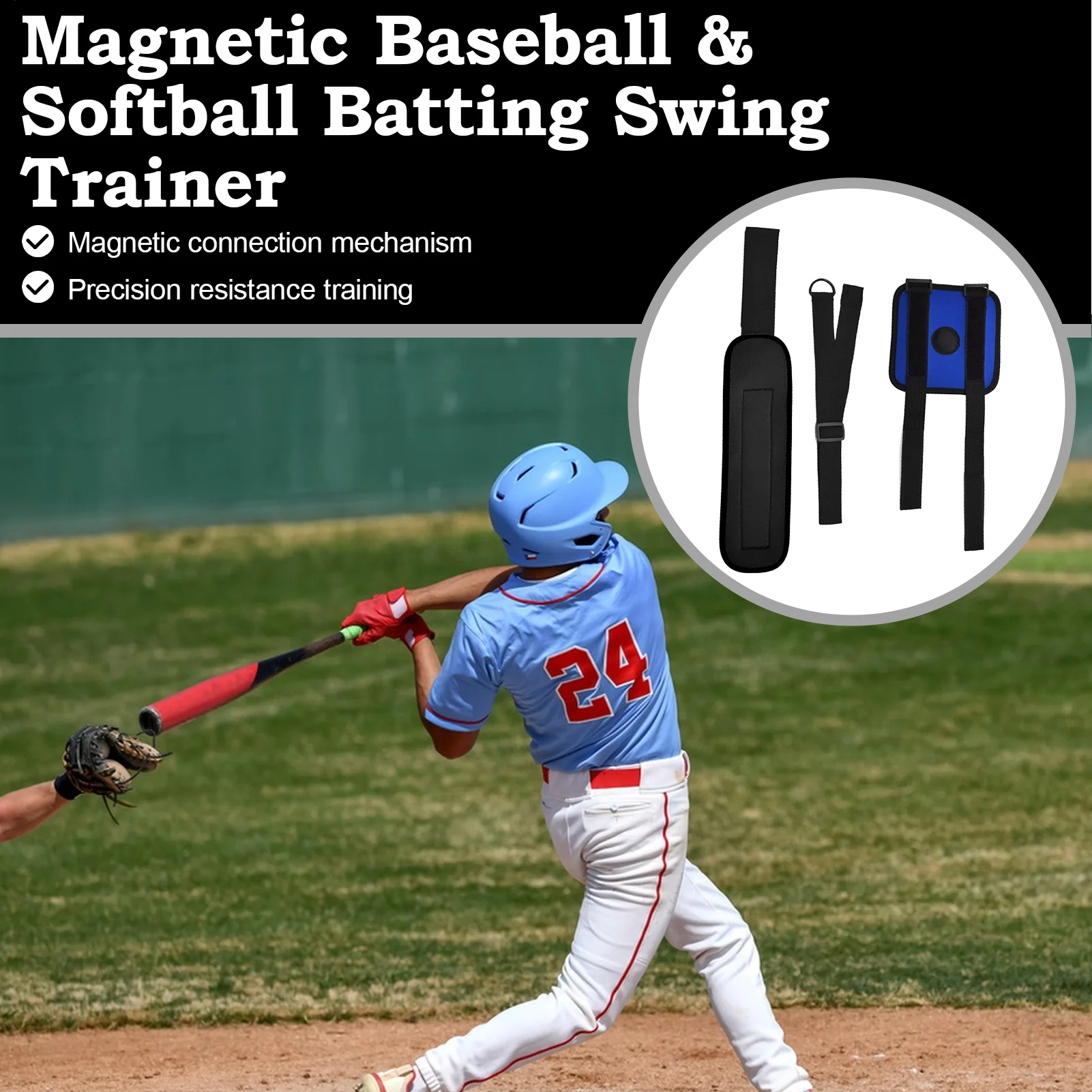 

Тренажер для тренировки ватина, магнитный тренажер для софтбола, качелей, вспомогательный тренировочный инструмент, точный для молодежи, детский игровой игровой тренажер, уличный, в помещении