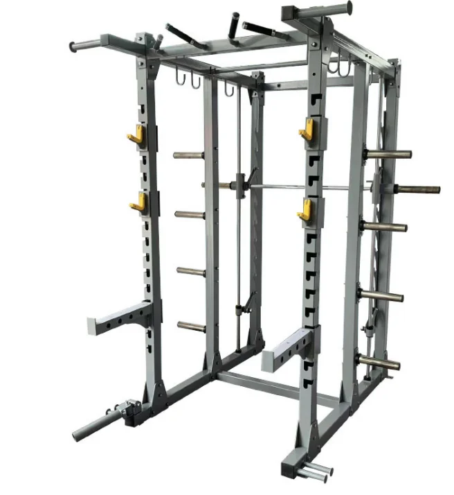 

Gym commercial Smith machine squat rack multifunctional barbell bench press gantry comprehensive training equipment