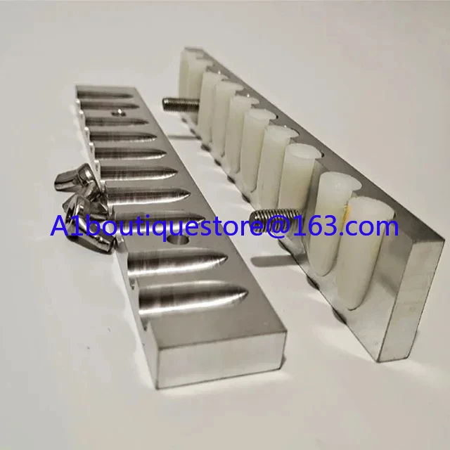 10 hole torpedo shaped suppository aluminum alloy mold laboratory scientific research special manual mold can be customized