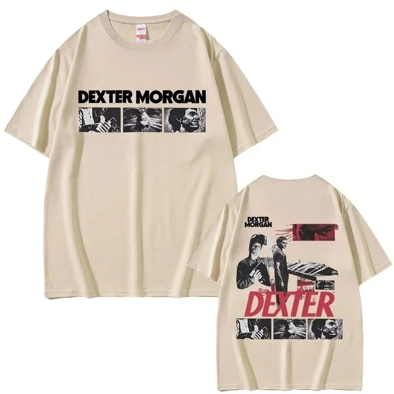 رائجة البيع ديكستر مورغان ذا باي هاربور جزار تي شيرت رجالي إمرأة عادية تي شيرت تقليدي بلايز موضة جديدة الطباعة الشارع الشهير