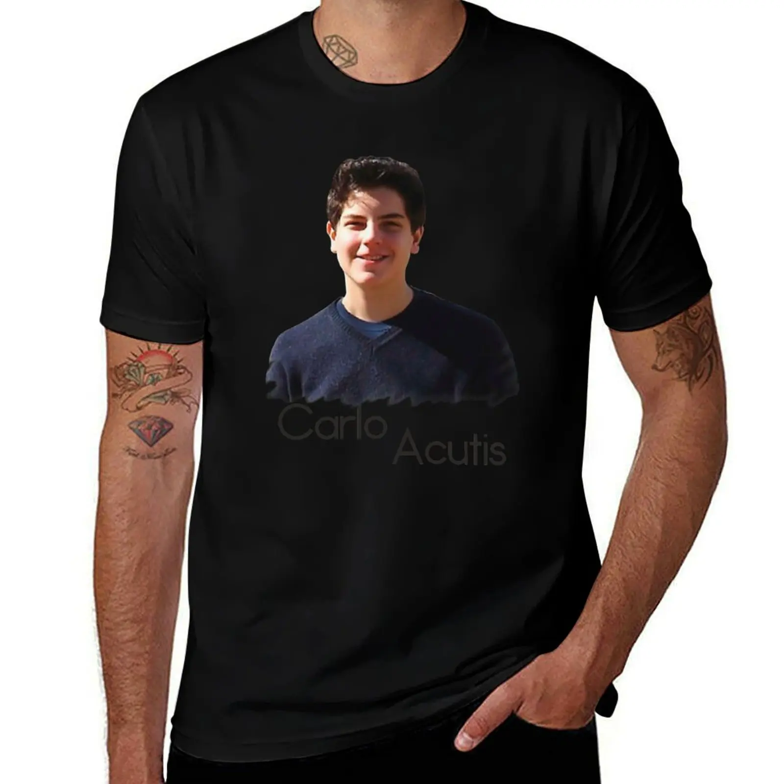 

Carlo Acutis T-Shirt Outdoor Sports Lightweight Tee