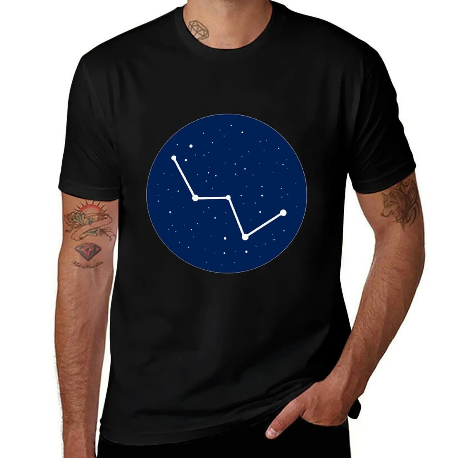 cassiopeia constellation T-Shirt Athletic Fit Sports Short Sleeve Top