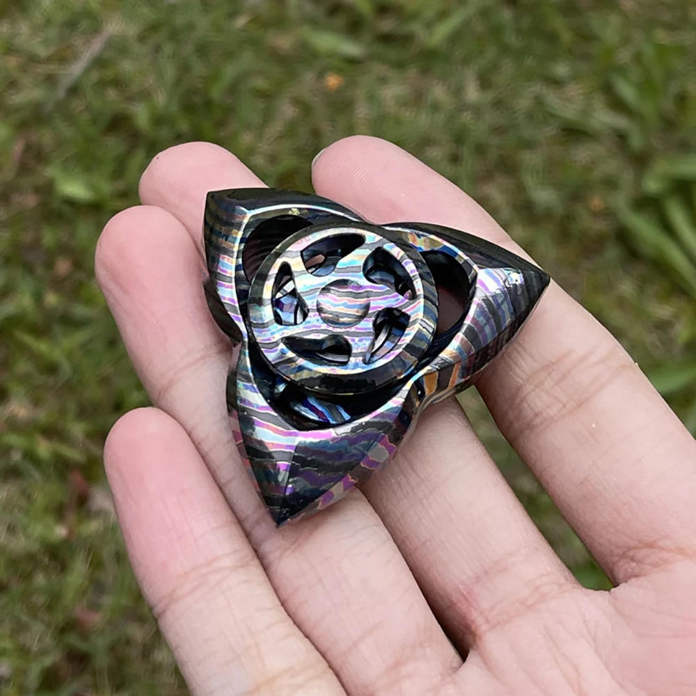 Grey Crossing EDC Fidget Spinner Fidget Toys For Adults Zircuti Handling Feel Stress Relief Toy Three-Bladed Fidget Spinner
