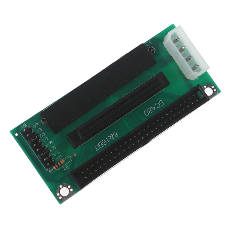 

Чувствительная карта адаптера SCSI 80-контактный, до 68-контактного до 50-контактного адаптера передачи данных для мини-ПК