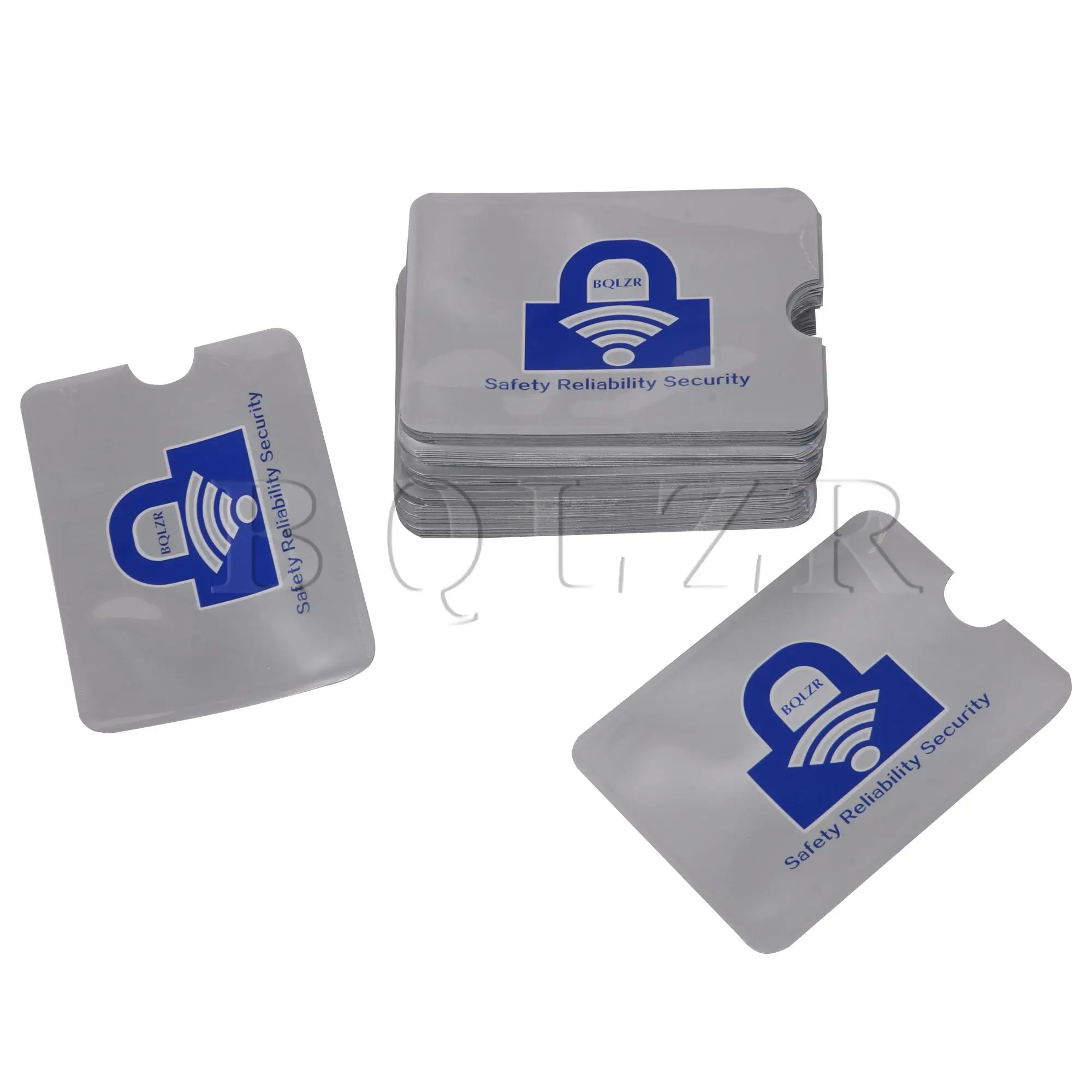 BQLZR 50/100Pcs RFID Passport Holder Blocking Sleeves 3.58