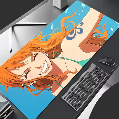Mouse pad one piece Nami Professional E-sports gamers speed pc Gaming Rubber keyboard notbook desk mat mousepad 800X300 for gift