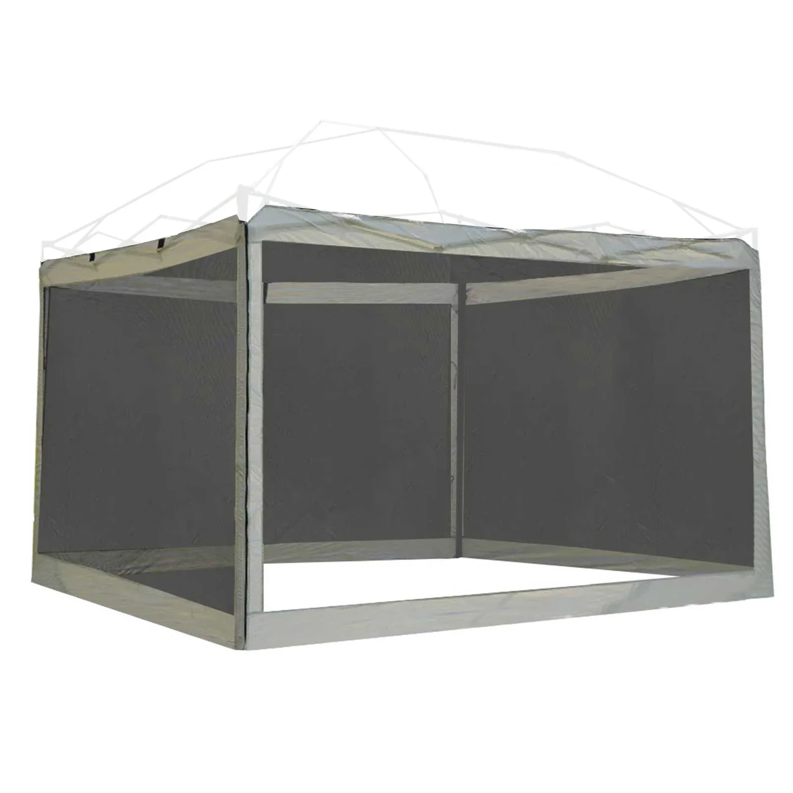 Anti-insect Gazebo Mosquito Net Upgrade Four Doors Design Garden Gazebo Side Wall Replacement Cloth Canopy Tent Accessory