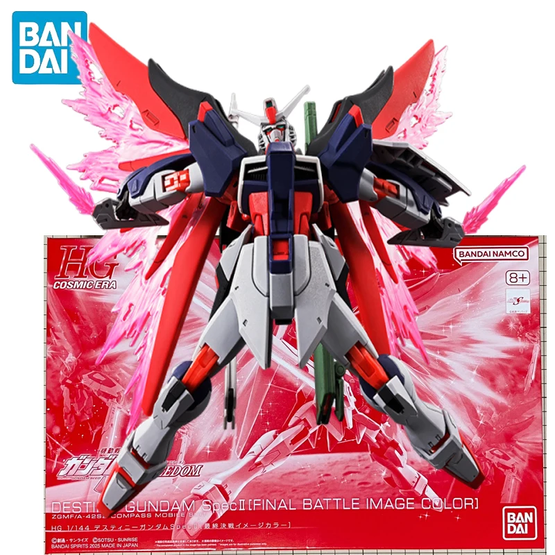 

В наличии BANDAI PB HG 1/144 GUNDAM SEED FREEDOM Destiny Gundam SpecII [FINAL BATTLE IMAGE COLOR] Аниме Фигурка Сборная модель игрушки