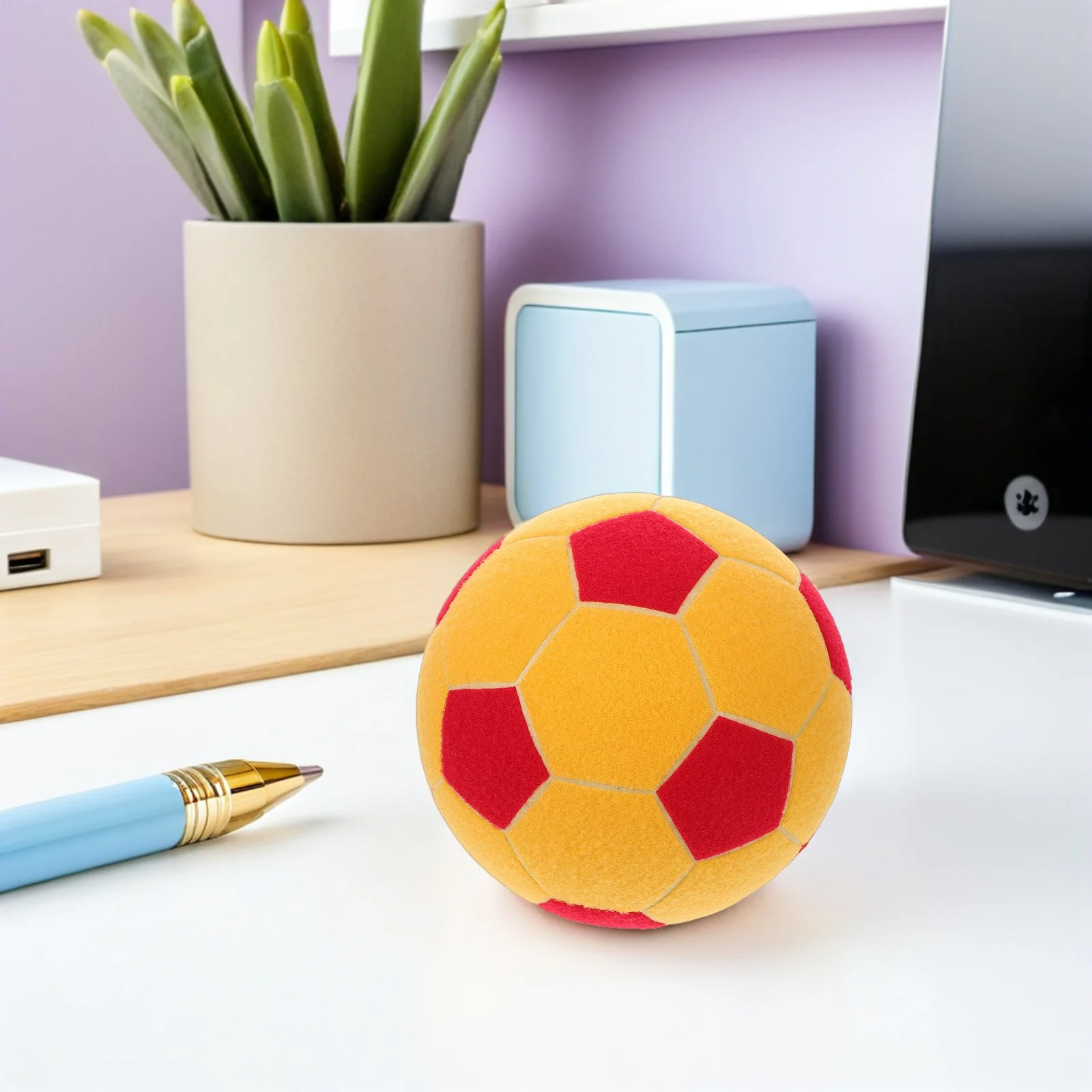Sticky Football Dart 8.25In Soft Inflatable Soccer Ball For Kids Indoor Outdoor Training Game Portable Toddler Mini Sports