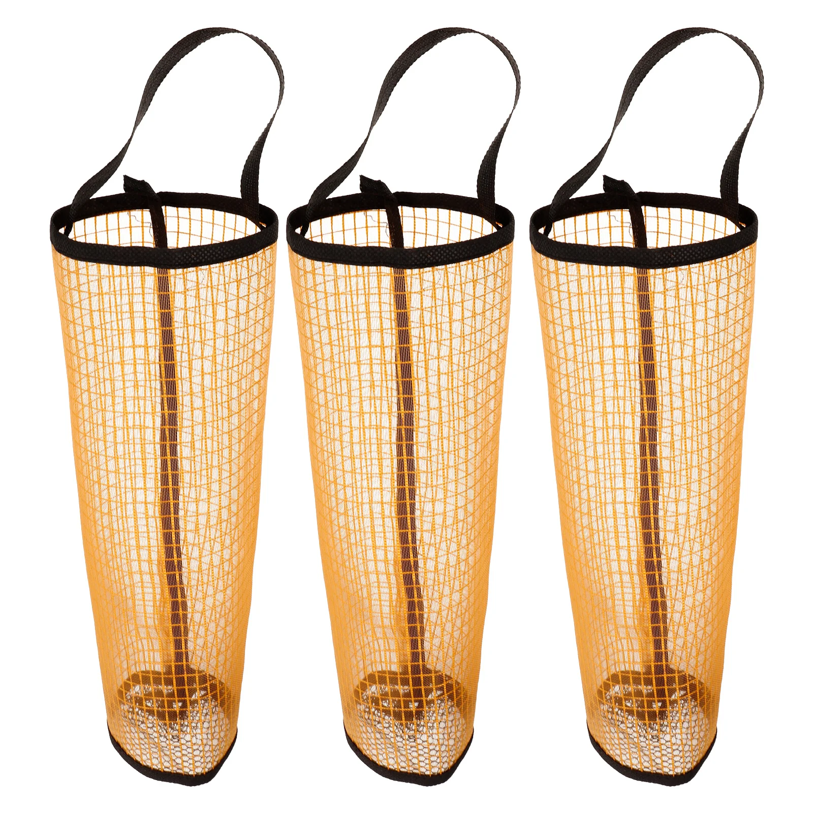 

3pcs Storage Nylon Mesh Ball Pouch Sports Accessories Quick-Dry Durable Portable Net Picking Bag Golf Baseball Holder Small