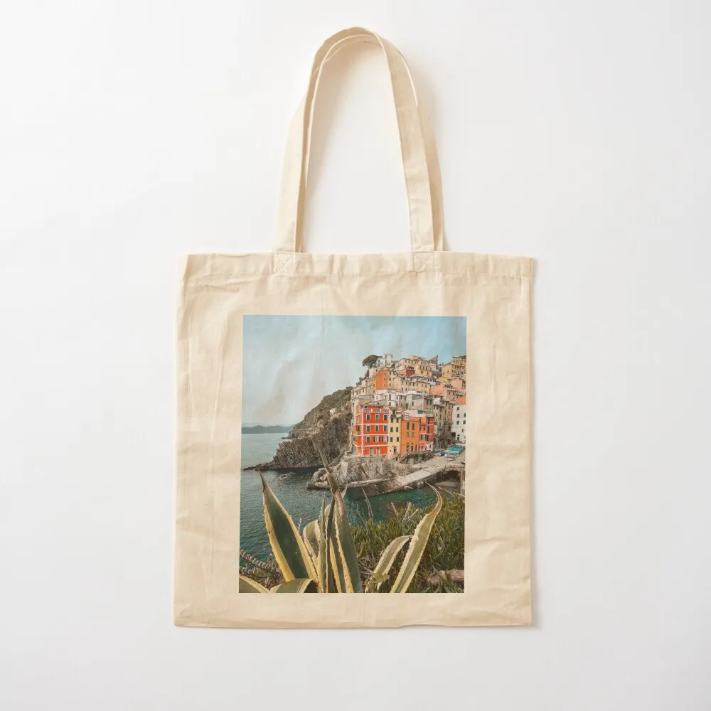 

riomaggiore in italy Tote Bag free delivery bags large tote bag foldable reusable bag Shopper handbag