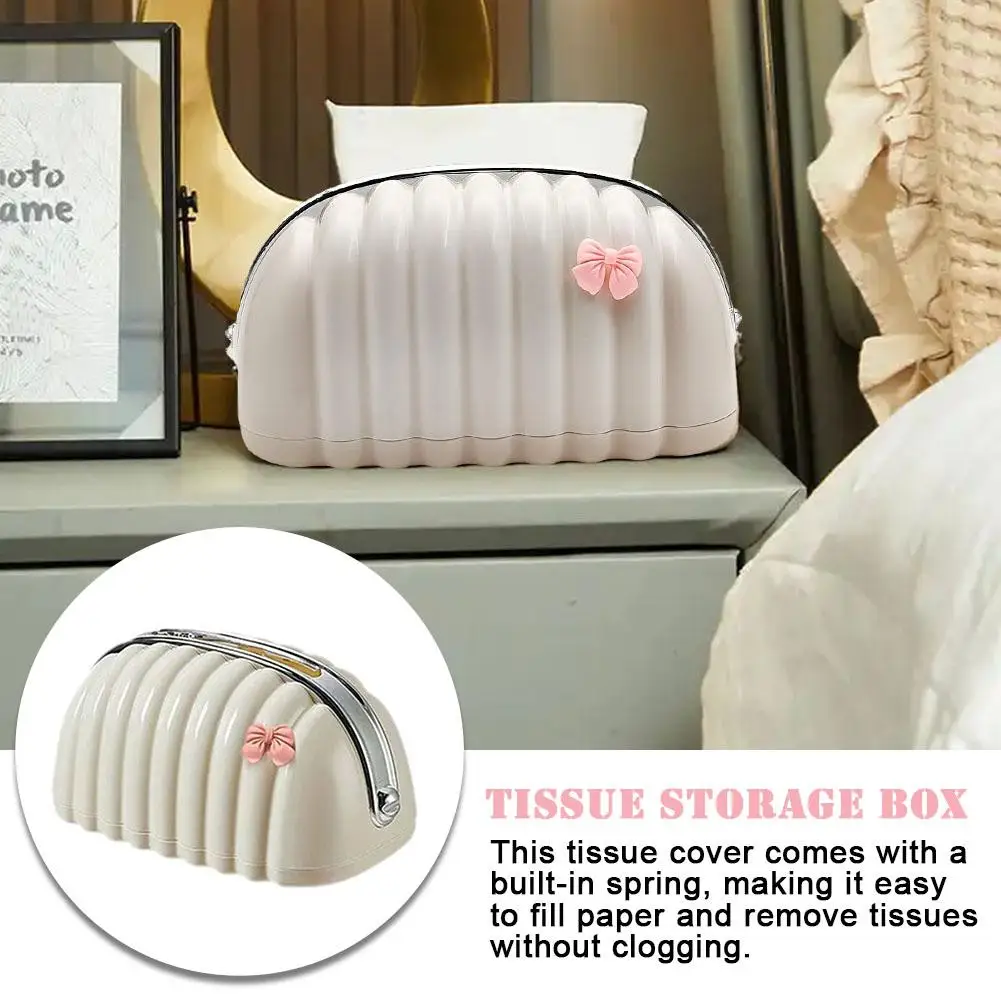 Luxury Tissue Box Desktop Tissue Organizer Tissue Holder Storage Napkin Household Container Paper Box Holder H9m9