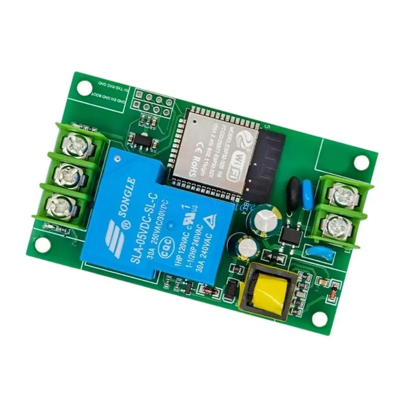 L8RC Ready 30A Large Power Relays Module with FR4 Insulation Board & Control Function Suitable for Homes Automation