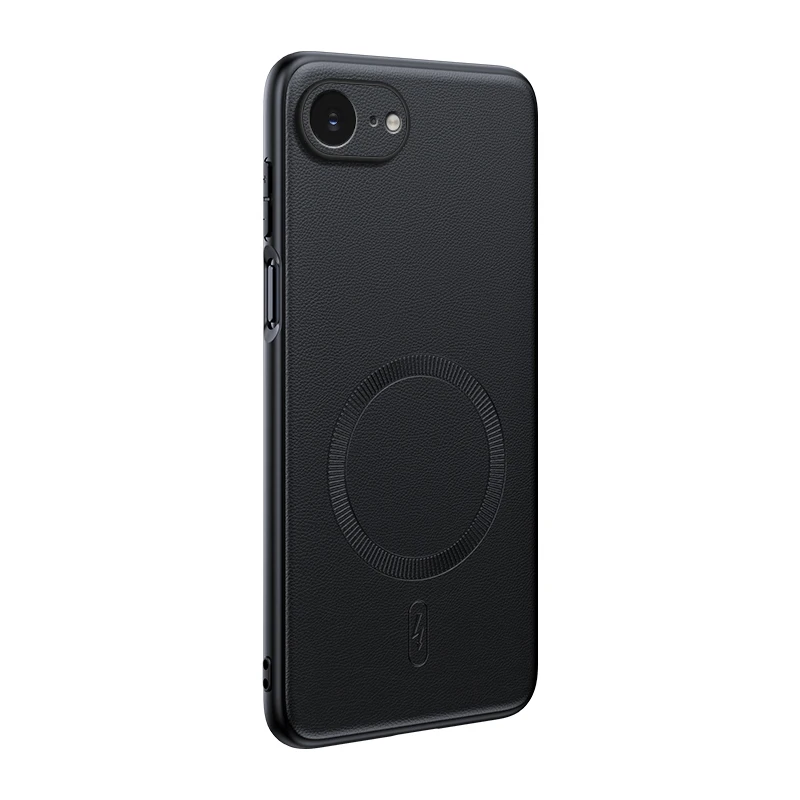 Für iPhone 17e Hülle Magnetische Leder-Schutzhülle Für iPhone 17e 16e Anti-Fingerabdruck Rutschfest PC+TPU – Detail 2