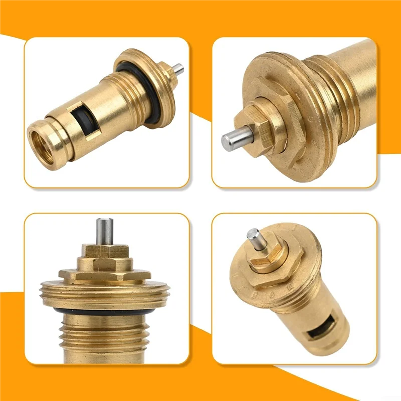 

B50C Brass Radiator Valve Insert M30 X 1.5 Valve Thermostat Insert 1/2 Inch Bath & Kitchen Faucet Replacement Valvecartridge