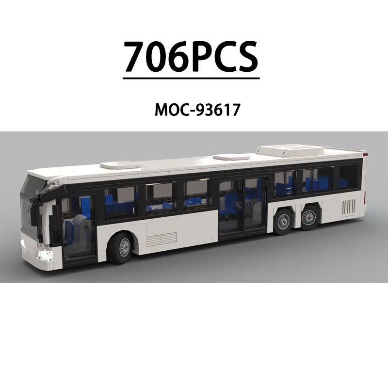 

Новый MOC-93617 автобус серии автобус строительные блоки игрушки 706 шт. совместимые детали детские игрушки на день рождения для мальчиков рождественские подарки