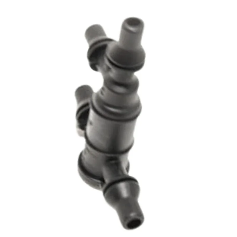 1 Buah Katup Penutup Suhu Rendah Termostat Tabung Throttle 4 Arah Plastik Hitam untuk Mercedes-benz E-class W213 C W205 GLC W253-