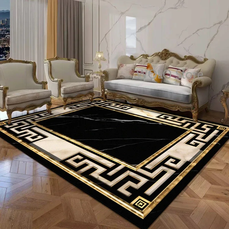 

Ковер VIKAMA Simple Light Luxury из фланели: мягкий, удобный, противоскользящий, износостойкий, высококачественный коврик для спальни, кабинета, дома