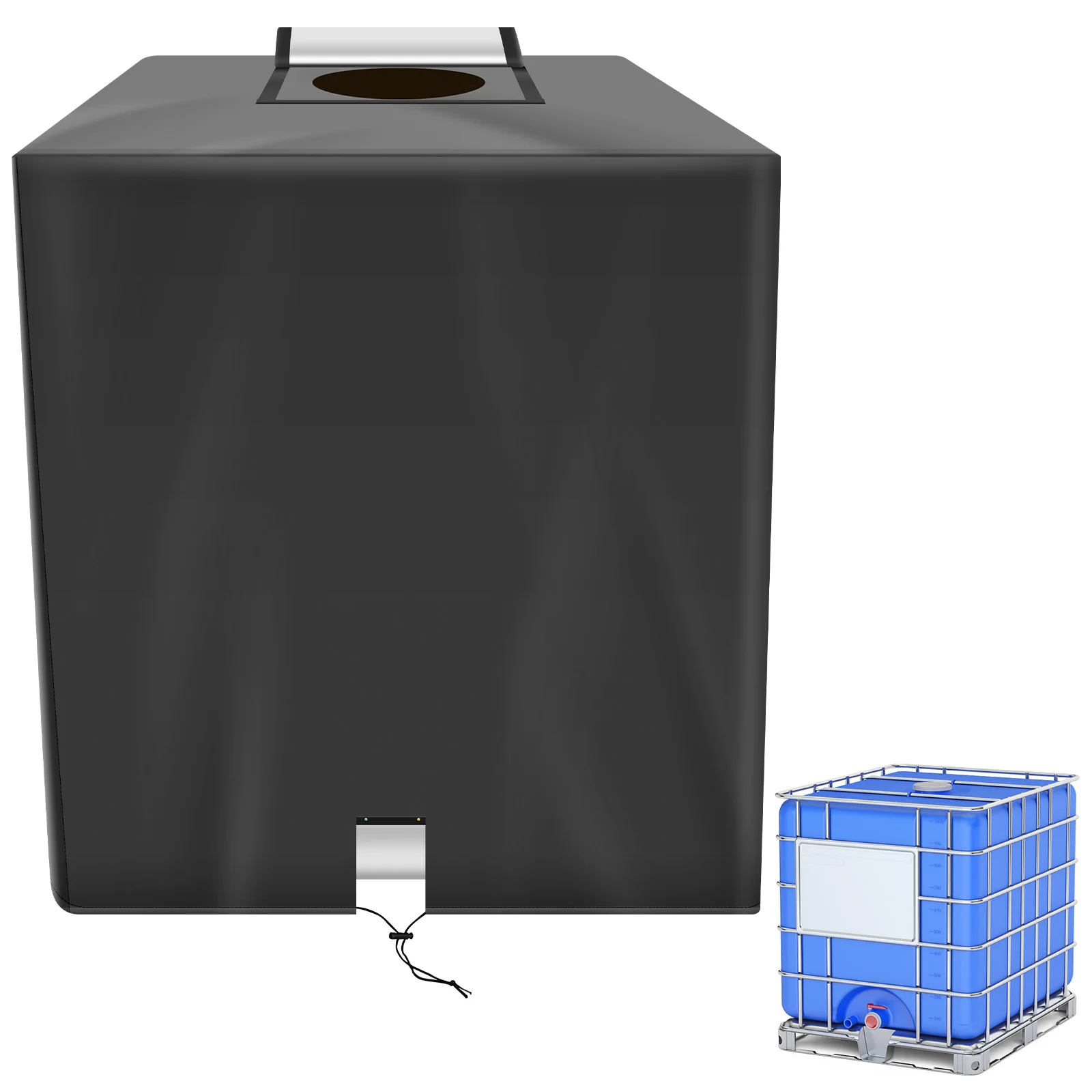 

IBC Tote Protective Cover 275 Gallon Container Oxford Cloth Cover Outdoor Water Tank Cover Dustproof UV protection Cover