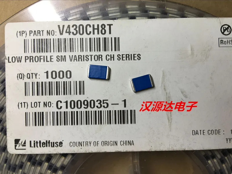 20pcs/lot V430CH8T 3220 473V 275VAC 369VDC 8.5X5.2MM chips Electronic new