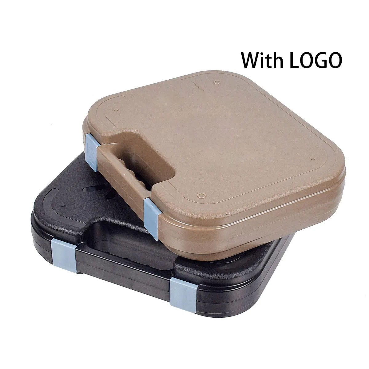 Pudełko na broń ABS, twarda walizka narzędziowa, wyściełana pianką, ochraniacz, uchwyt na akcesoria do zabawek-pistoletów