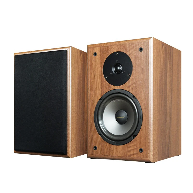 

6,5-дюймовые 2-полосные пассивные полочные колонки с 4-дюймовым твитером, выходная мощность 150 Вт×2, Hi-Fi домашние деревянные стереоколонки