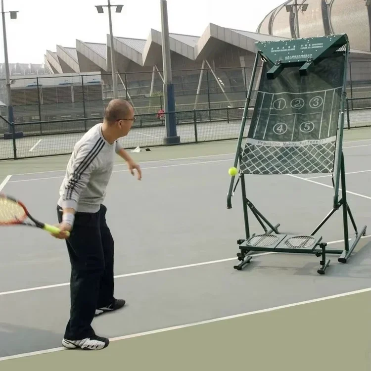 

Портативный тренажер для тенниса из стали и пластика, оборудование для тренировок по теннису
