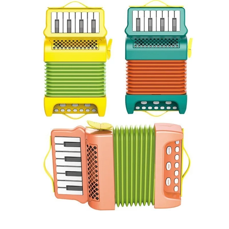 Giocattolo per fisarmonica per bambini, giochi musicali per interni ed esterni, strumenti musicali, giocattoli educativi, regali per i più piccoli, ragazzi e ragazze