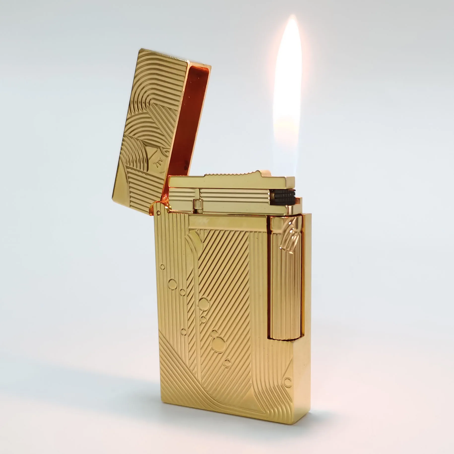 St Dupont Sanji Lighters Bright Sound Single Soft Fire Butane Gas Refillable Best Choice For Valentine's Day