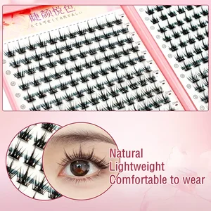 Large capacity eyelashes, eyelash extension, individual cluster, eyelash graft, flower makeup, personal, professional, wholesale 12 Main Sales All for 1 Real and Free Shipping Makeup - №10