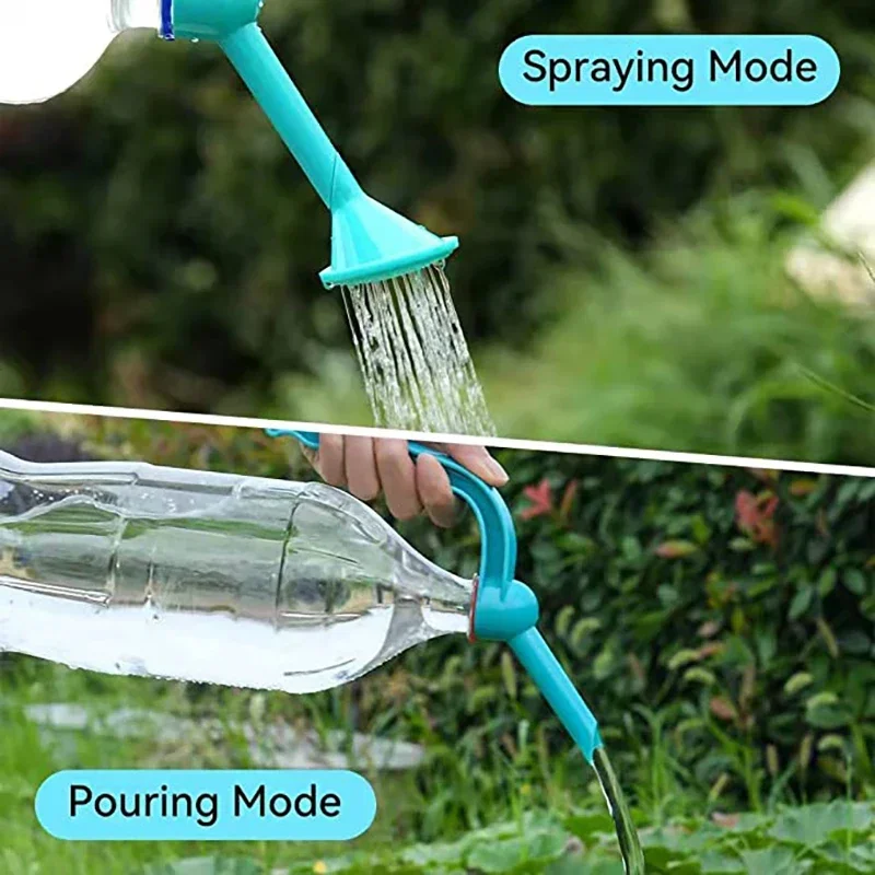 Jardinagem planta rega portátil dupla finalidade garrafa de spray de água pode superior waters chuveiro irrigação de mudas