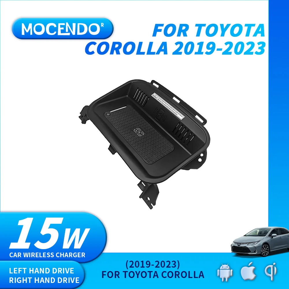 

Беспроводное автомобильное зарядное устройство QI 15 Вт для Toyota Corolla/Ralink 2019-2021, быстрая зарядка 12 В, OEM-совместимое, для телефона, автомобильные аксессуары