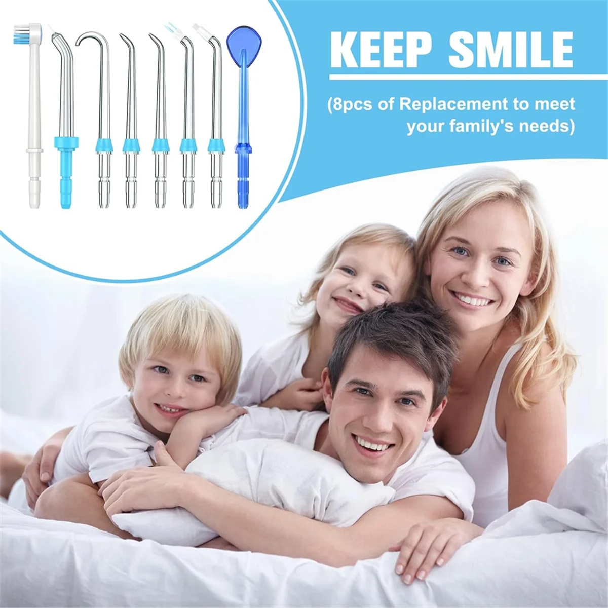 Pontas de substituição quentes para flosser de água waterpik, pontas clássicas de jato de substituição compatíveis para irrigador oral waterpik