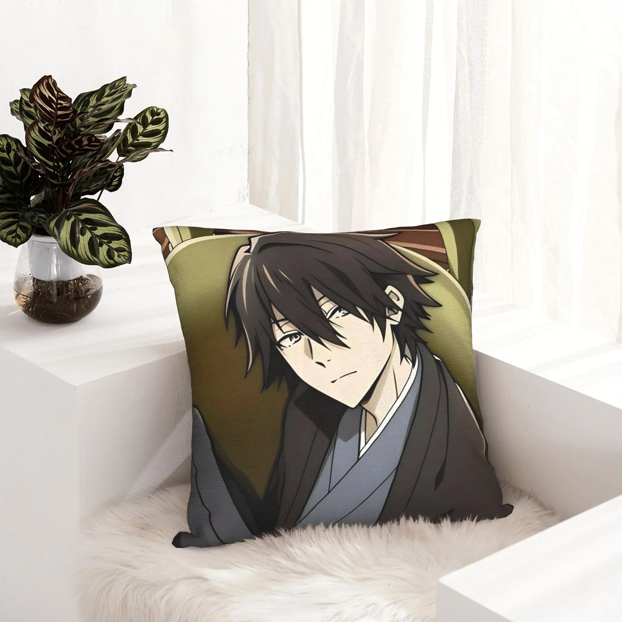 Anime Bungo Stray Dogs Pillowcase Soft Polyester Cushion Cover Decoration  Pillow Case Cover Home Wholesale 45*45cm
