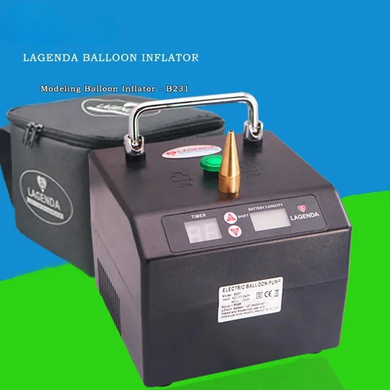 NEW B231 Lagenda Twisting Modeling Balloon Inflator with Battery Digital Time and Counter Electirc Balloon Pump