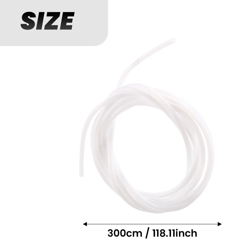 Tubo ptfe para impressora 3d, 2.5x4mm, para laboratório de bambu p1p/ams/a1, mini extrusora bowden de tubo teflonto para peças de filamento ambulab a
