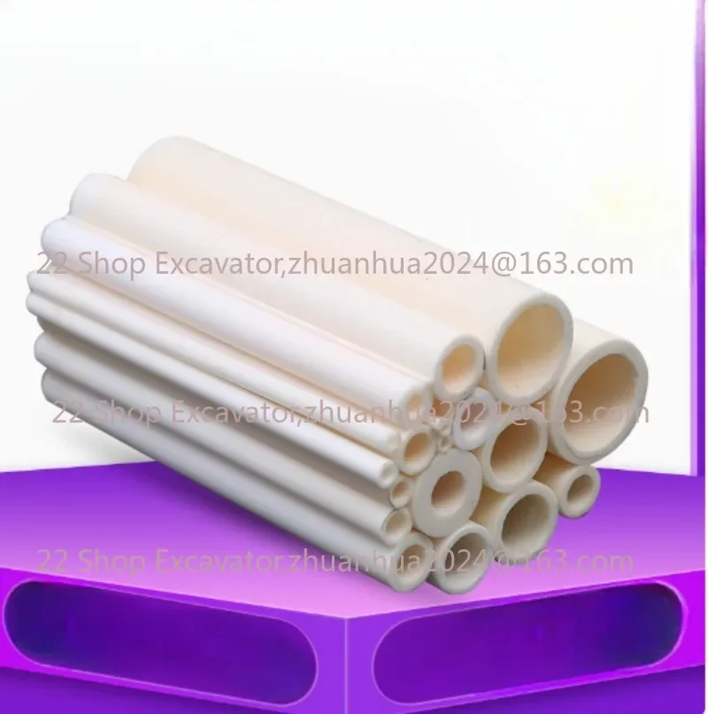 Ceramic tube inner diameter 0.25-20mm alumina high temperature resistant insulated hollow thermocouple protection ceramic tube