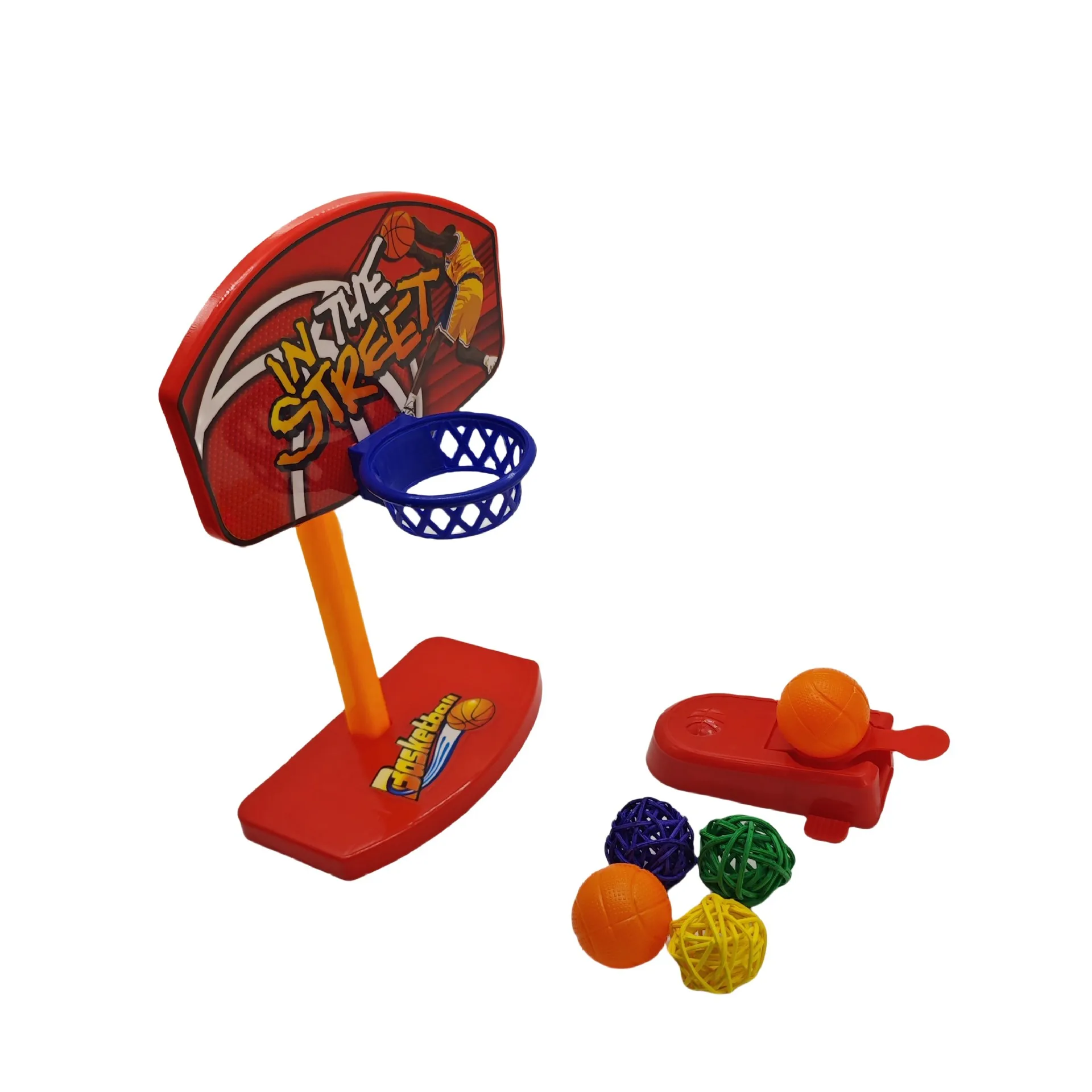 

Parrot Toys Puzzle Training Intelligence Development Bird Toy Parrot Shooting Bite Ball Mini Basketball Basket Desktop Toy Field