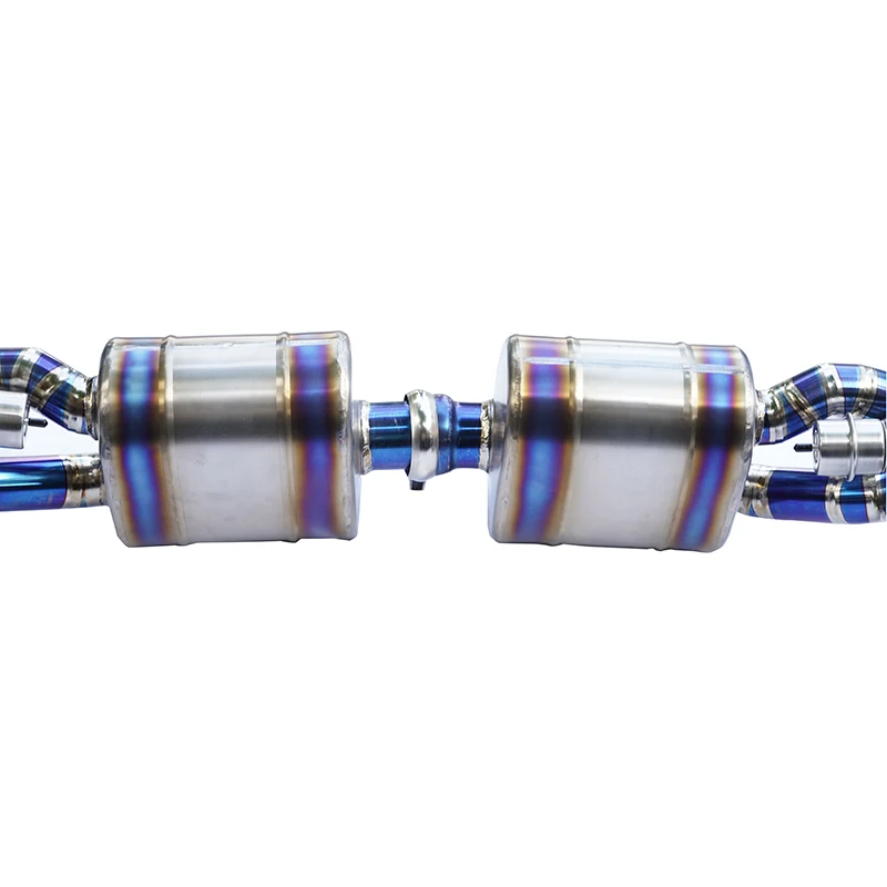 High qualityTitanium alloy Catback Exhaust For porsche 911 997.1 turbo Automotive Accessories  Pipe with valve control