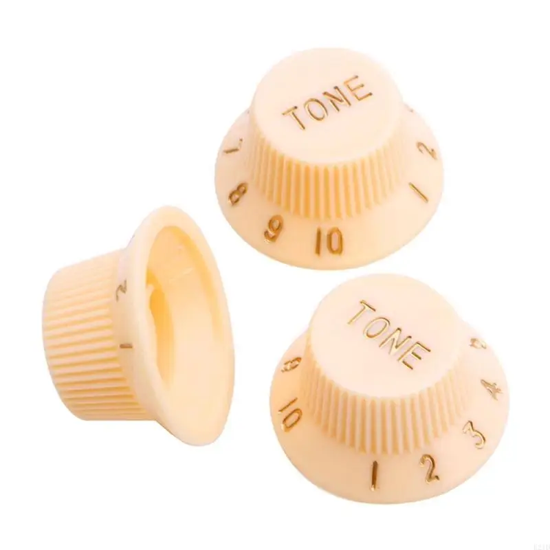 1 Volume 2 Tone Knob Button Guitar Control Knobs For FD ST Cream