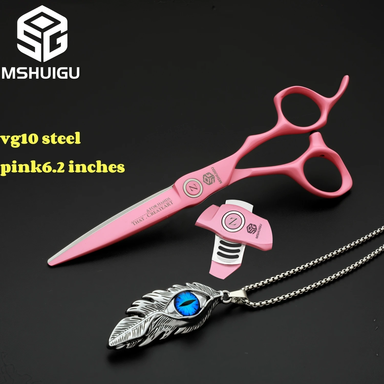 

MSHUIGU профессиональные парикмахерские ножницы vg10 розовые 6,2 дюйма многофункциональные филировочные ножницы подходят для дома и салона hairdressi