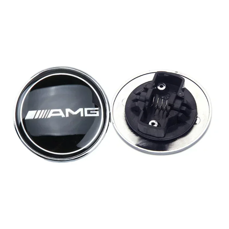 57mm ABS Car Hood Emblem Front Bonnet Badge Accessories for Mercedes Benz AMG W124 W140 W163 W202 W203 W204 W210 W211 W212