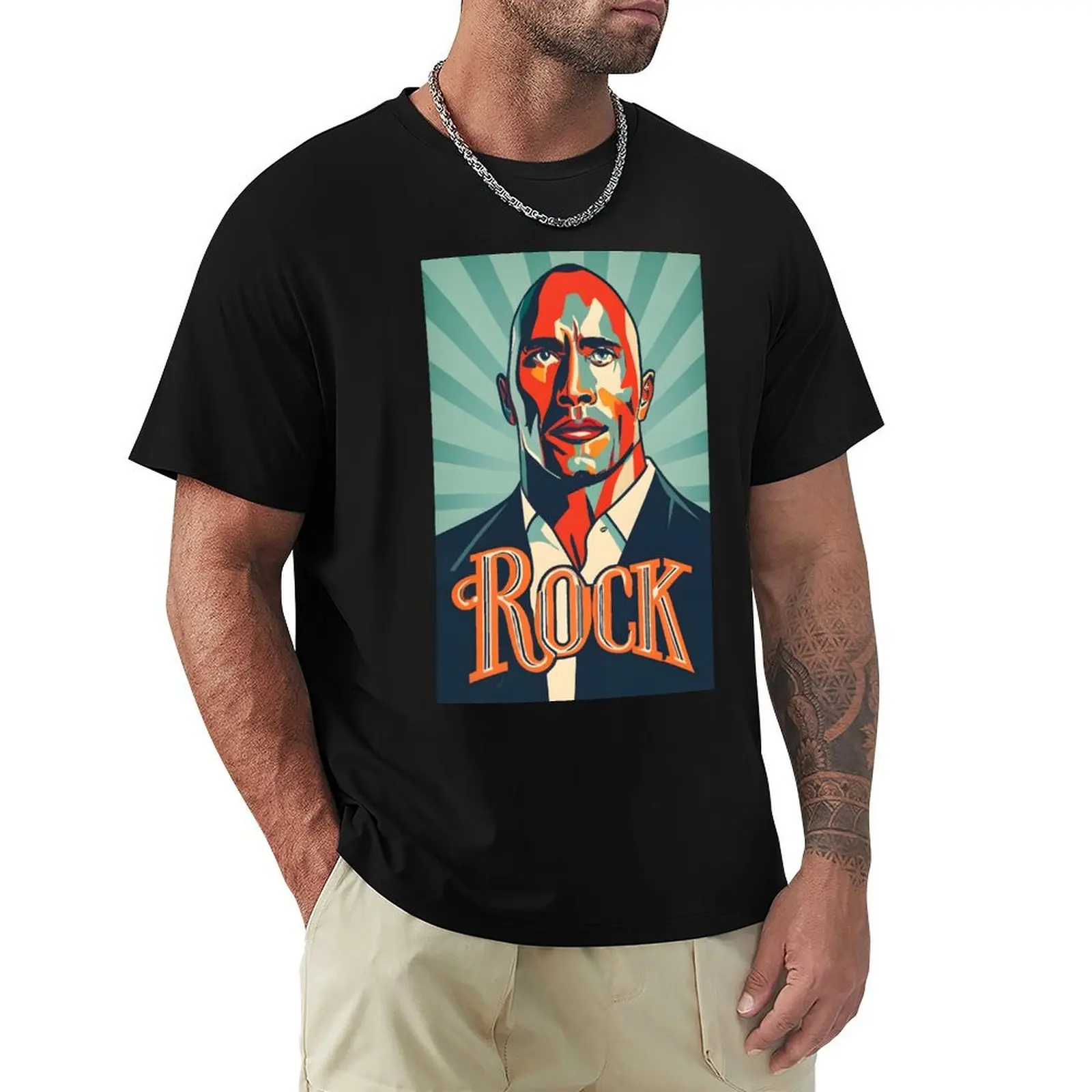 Rock T-Shirt Quick Dry Sports Short Sleeve Tee