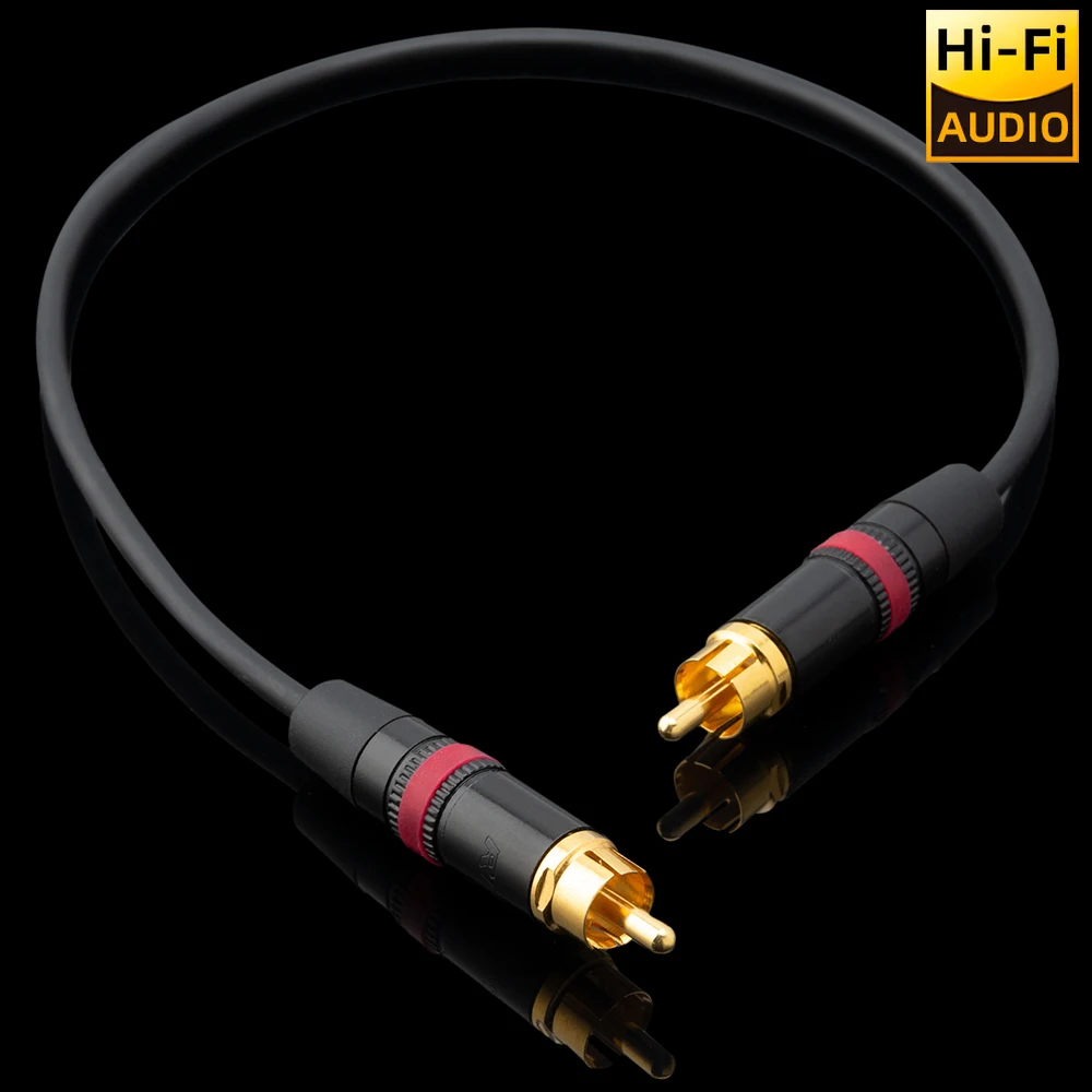 ▲Japan Mogami 2964 75 Ohm Digital Coaxial Cable RCA Plug OFC Double Shielded Hifi Spdif Audio Line for TV DAC Amplifier Speaker