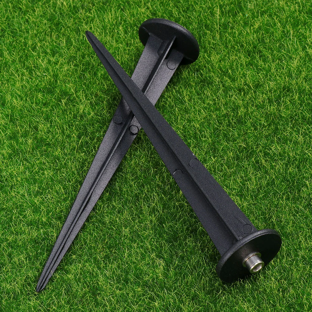 

5 Pcs Spot Lights Lawn Lamp Socket Replacement Stake Aluminum Ground Spike Landscape Accessories Stakes Black Spikes