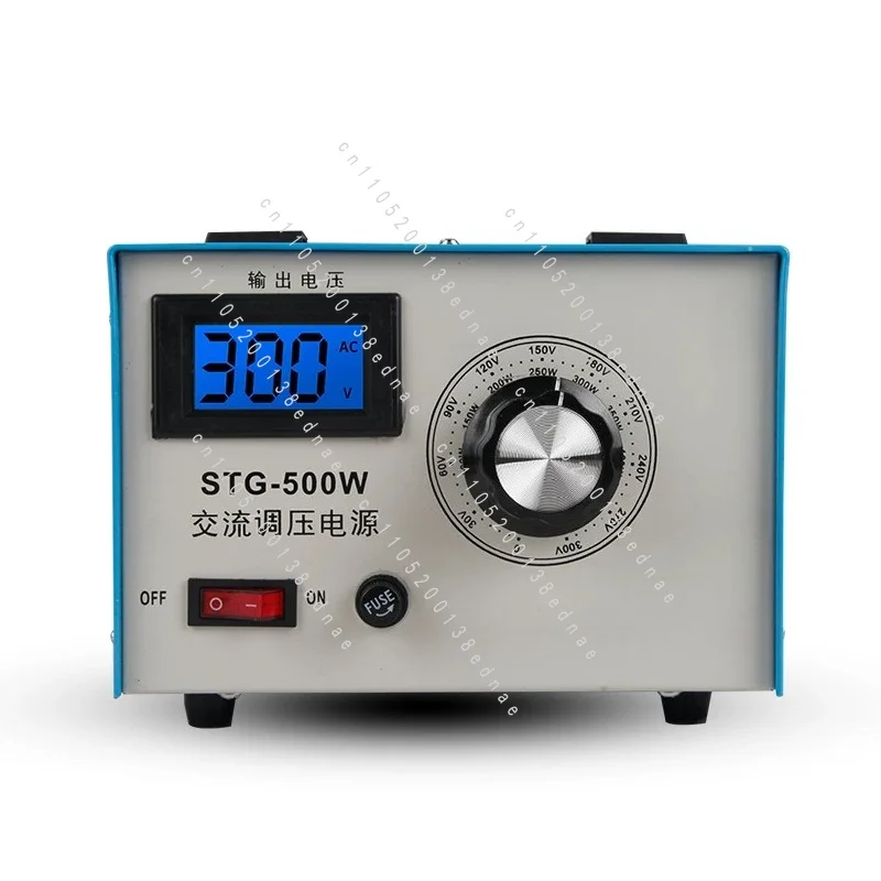 All-copper Voltage Regulator 220V Single-phase 500W AC 1K2KW3KW5KVA Power Supply 0-300V Adjustable Voltage Transformer