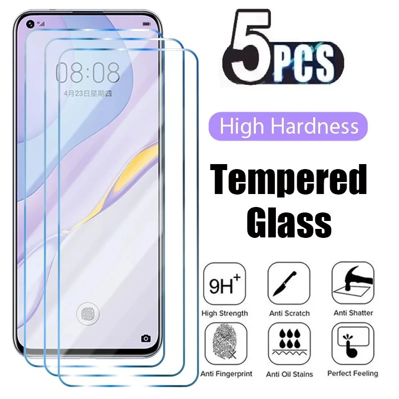 5Pcs Tempered Glass For Samsung Galaxy M01 M02S M04 M10 M11 M12 M13 M14 M21 M22 M23 M32 M33 M34 M42 M51 M52 M53 Screen Protector