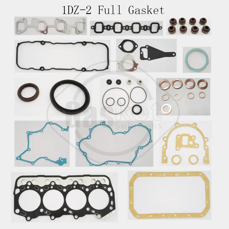 For Toyota 1DZ-2 7F 1DZ 1DZ-2 Full Gasket Set 04111-20180-71 Truck 8FD25 Forklift Diesel Engine Parts