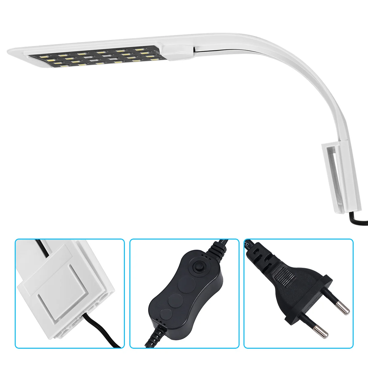 

Led Aquarium Light 12 Modes High Brightness For Fish Tank Plants Growth Ultra-Thin Design Aquarium Lighting Led