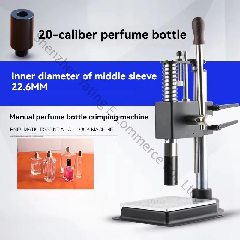 Manual Capping Plastic Grab Press Center Ring Machine Sealer Perfume Bottle Spray Head Medium Sleeve Bayonet Machine